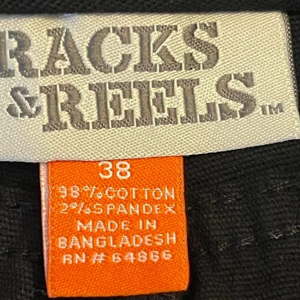 Black Racks & Reels cargo shorts Rugged outdoor Mens shorts 38
